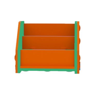 Orange/Green Horizontal Bookcase